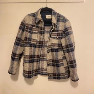 Isabel Marant Etolie Gaston Plaid Short Jacket/Coat
